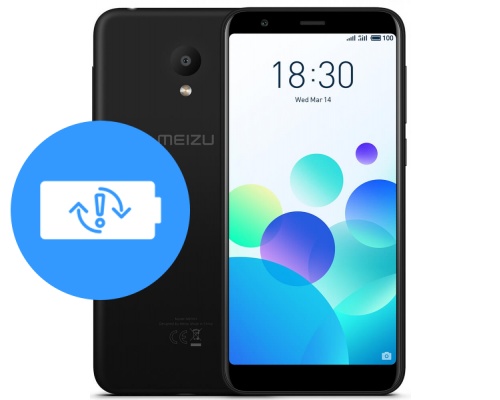 Замена аккумулятора (батареи) Meizu M8c